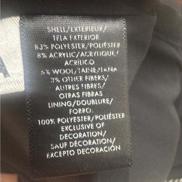 Ann Taylor Black and White Herringbone Skirt - Picture 5 of 8